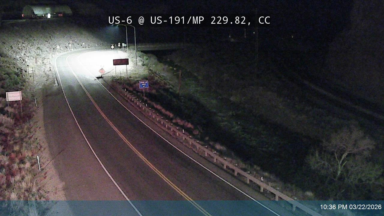 US-6 @ US-191 / MP 229.82, CC live webcam