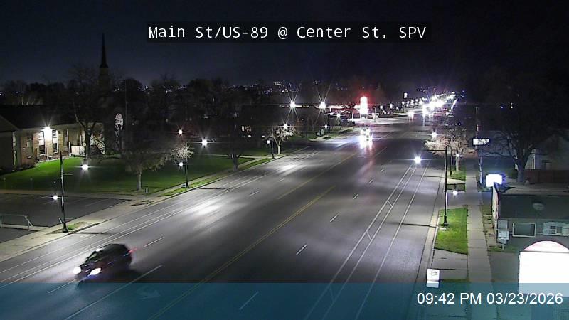 Main St / US-89 @ Center St, SPV live webcam