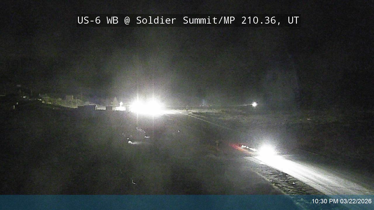 US-6 WB @ Soldier Summit / MP 210.36, UT live webcam