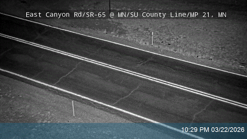 East Canyon Rd / SR-65 @ MN/SU County Line / MP 21.76, MN live webcam