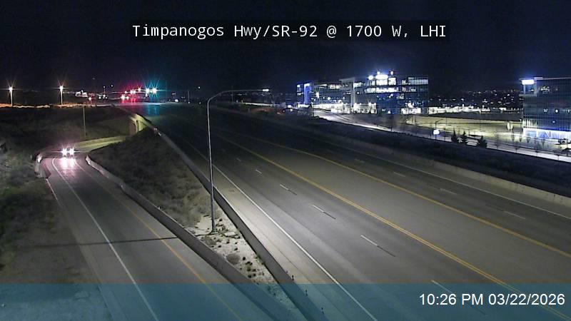 Timpanogos Hwy / 3500 N / SR-92 @ 1700 W / MP 0.88, LHI live webcam