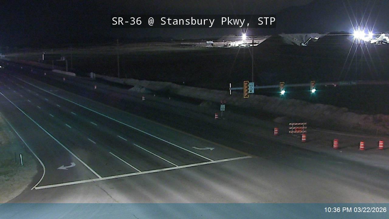 SR-36 @ Stansbury Pkwy, STP live webcam