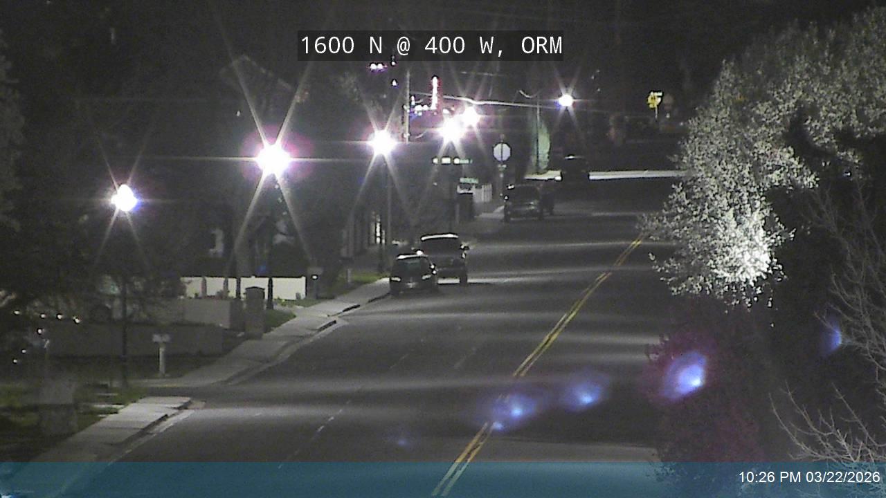1600 N @ 400 W, ORM live webcam