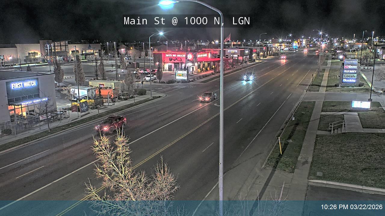 Main St / US-91 @ 1000 N, LGN live webcam