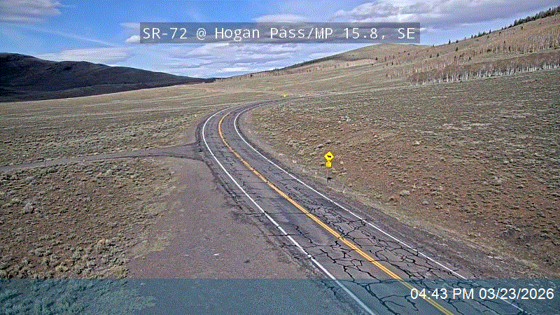 SR-72 @ Hogan Pass / MP 15.8, SE live webcam