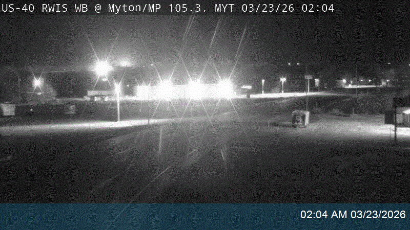 US-40 RWIS WB @ Myton / MP 105.3, MYT live webcam
