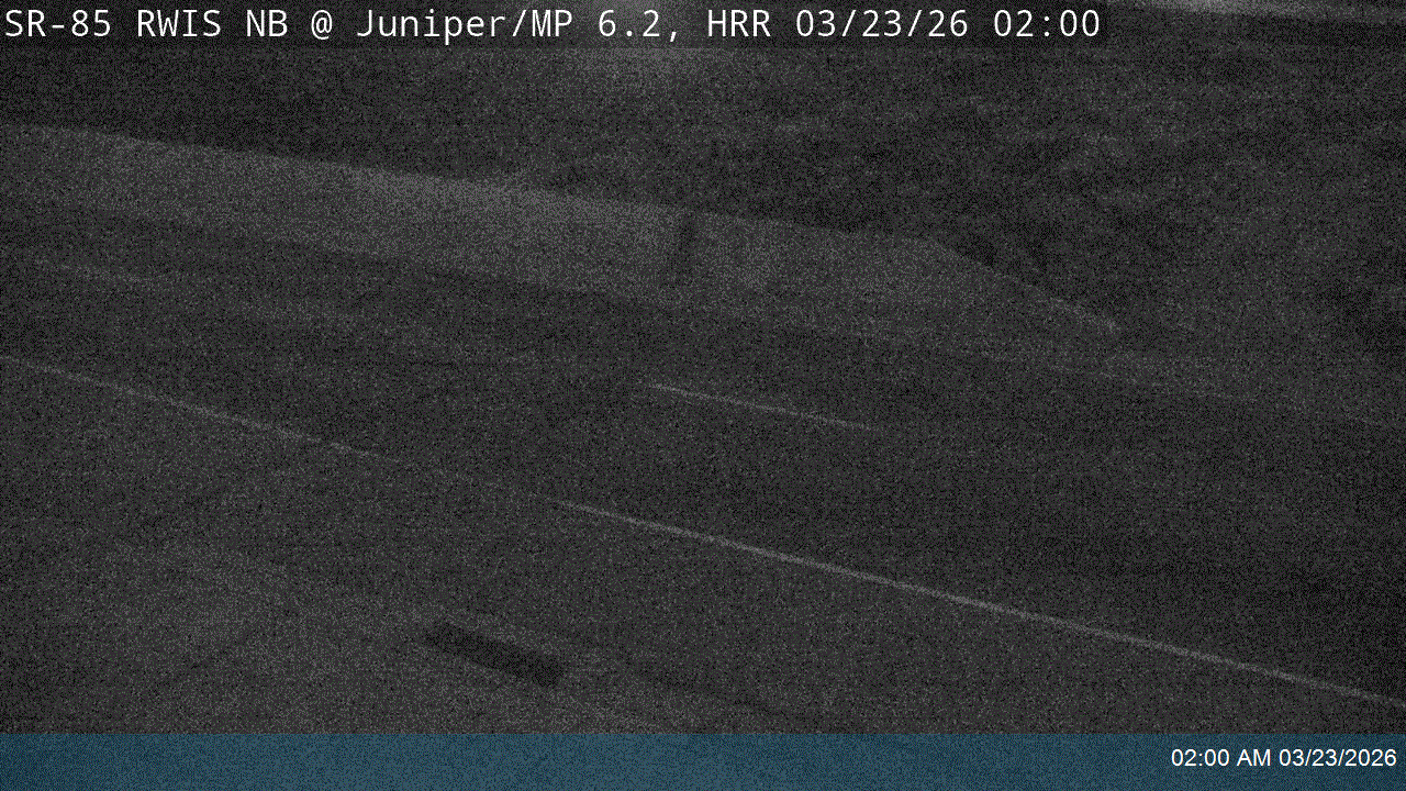 Mountain View / SR-85 RWIS NB @ 14600 S / Juniper, HRR live webcam