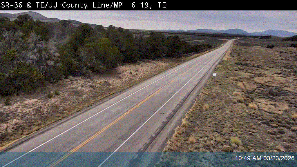 SR-36 @ TE/JU County Line / MP  6.14, TE live webcam