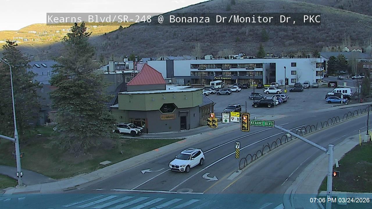 Kearns Blvd / SR-248 @ Bonanza Dr / Monitor Dr, PKC live webcam