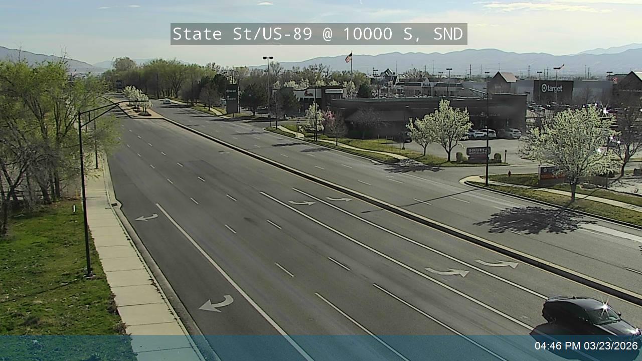 State St / US-89 @ 10000 S / Sego Lily Dr, SND live webcam
