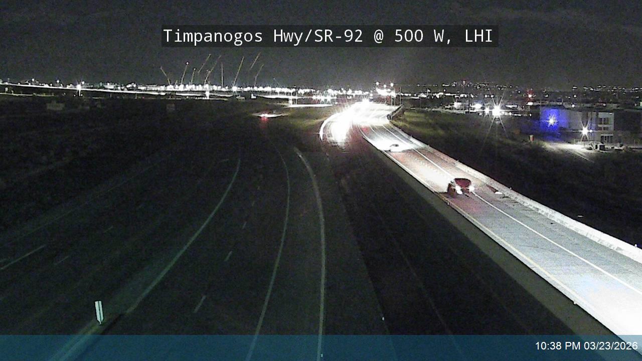 Timpanogos Hwy / 3500 N / SR-92 @ 500 W, LHI live webcam