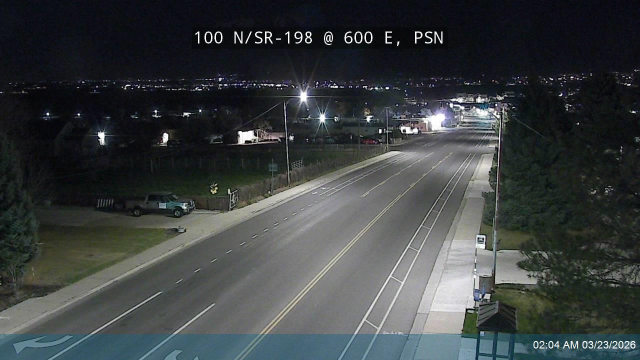 100 N / SR-198 @ 600 E, PSN live webcam
