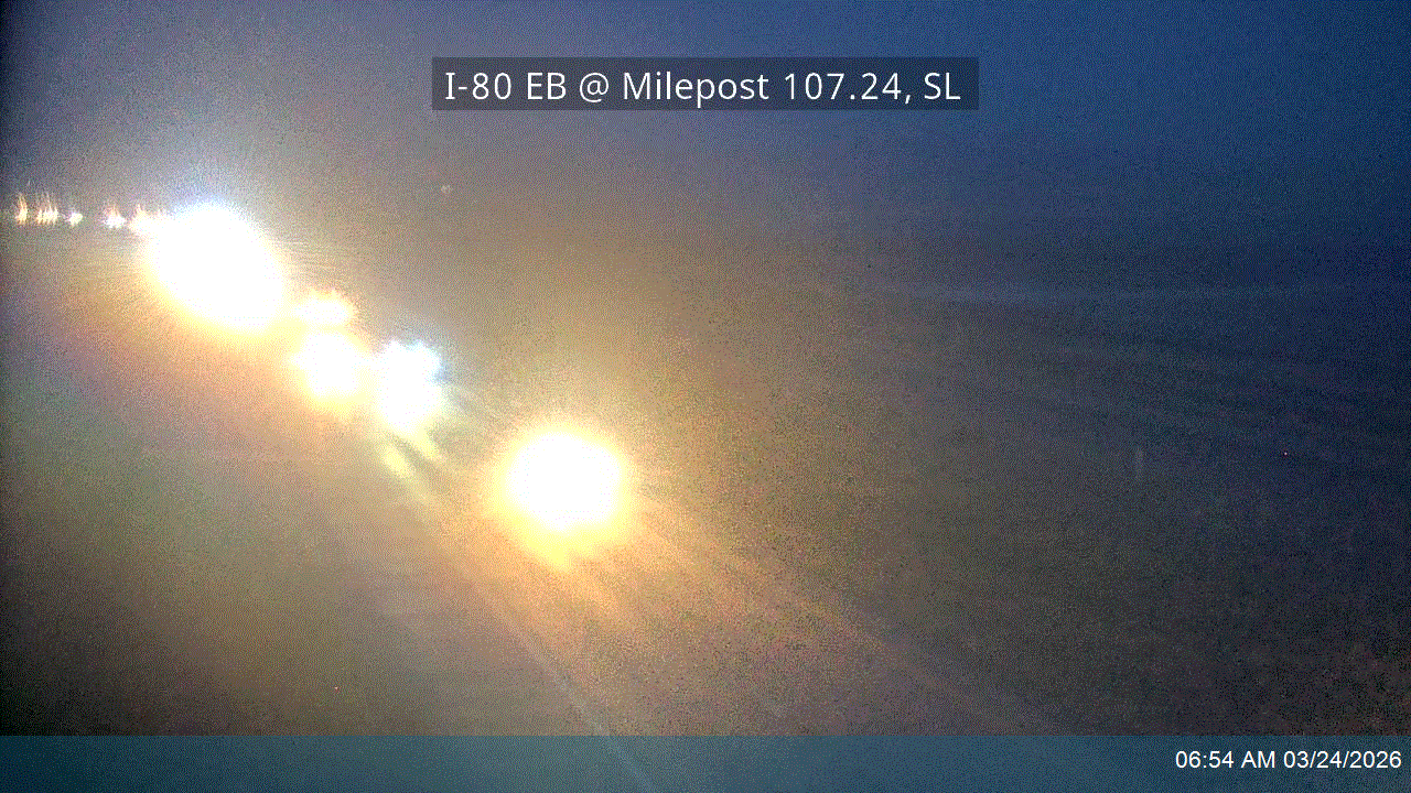 I-80 EB @ Milepost 107.24, SL live webcam