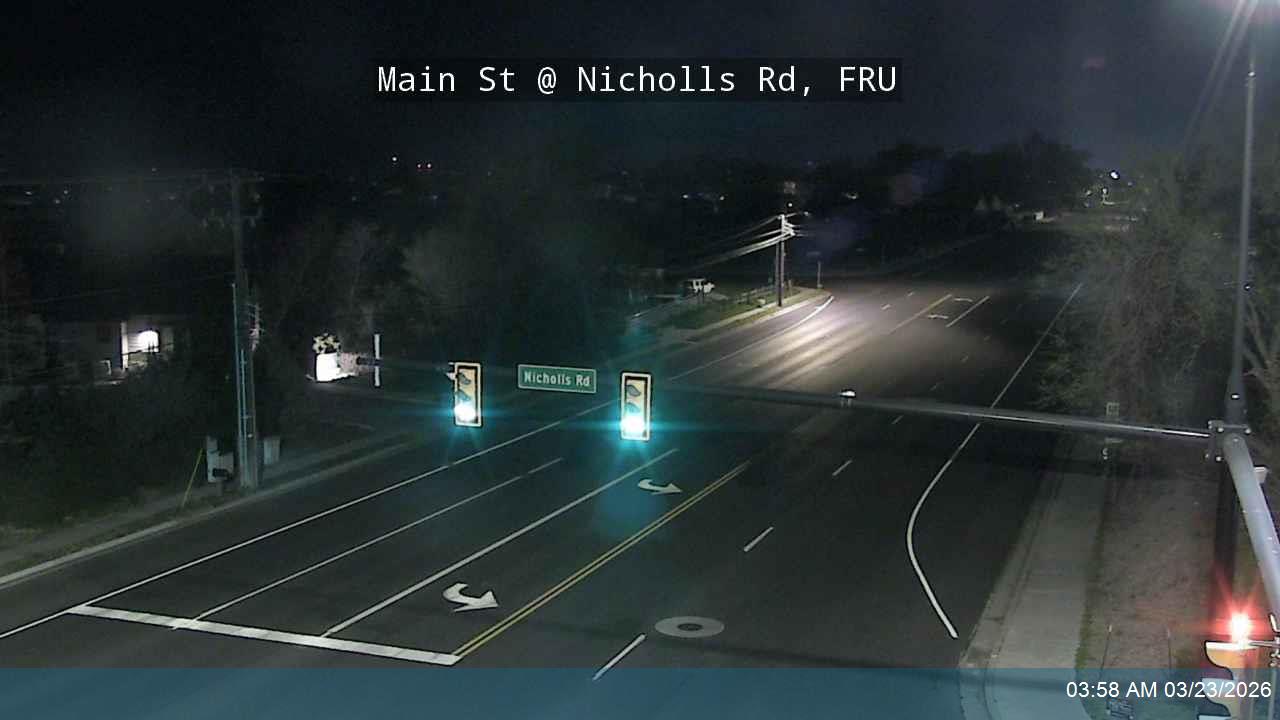 Main St / SR-273 @ Nicholls Rd / 800 S, FRU live webcam