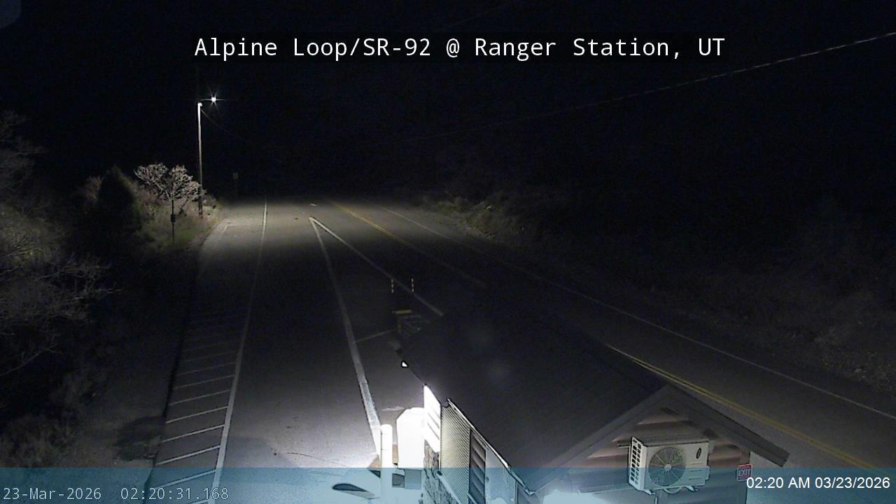 Alpine Loop / SR-92 @ Ranger Station / MP  7.99, UT live webcam