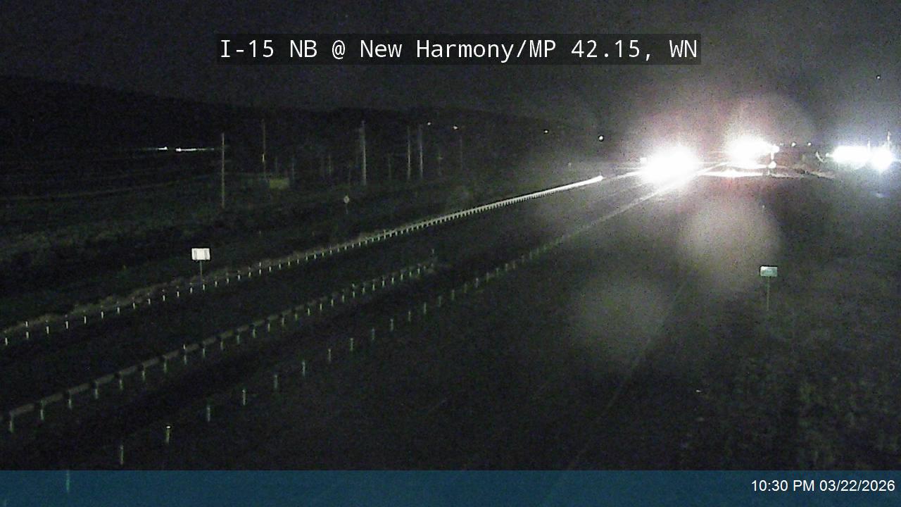 I-15 NB @ New Harmony / MP 42.15, WN live webcam