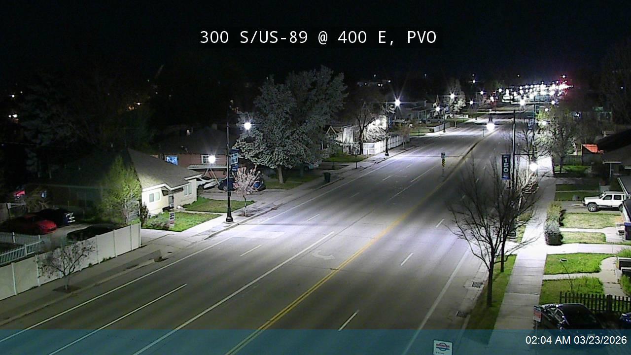 300 S / US-89 @ 400 E, PVO live webcam