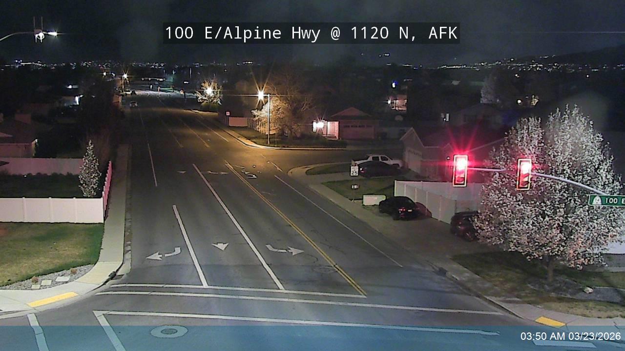 100 E / Alpine Hwy / SR-74 @ 1120 N, AFK live webcam