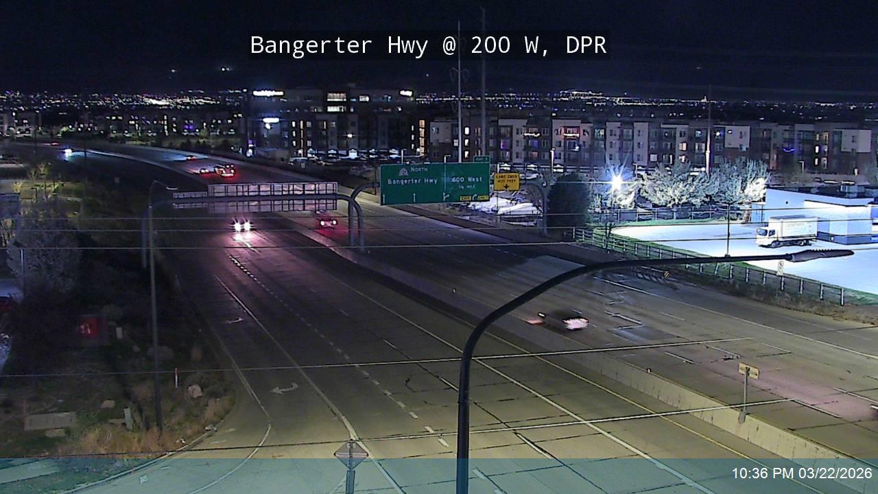 Bangerter Hwy / SR-154 @ 200 W / MP 0.78, DPR live webcam
