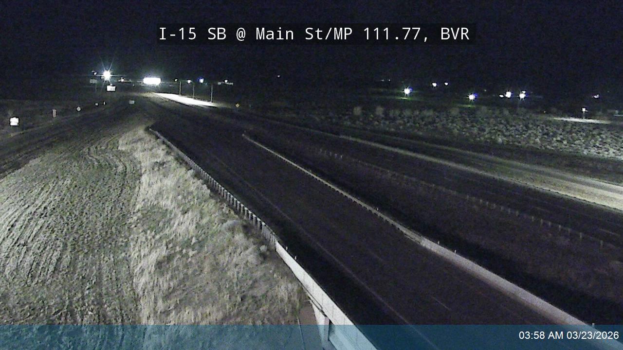 I-15 SB @ Main St / SR-160 / MP 111.77, BVR live webcam