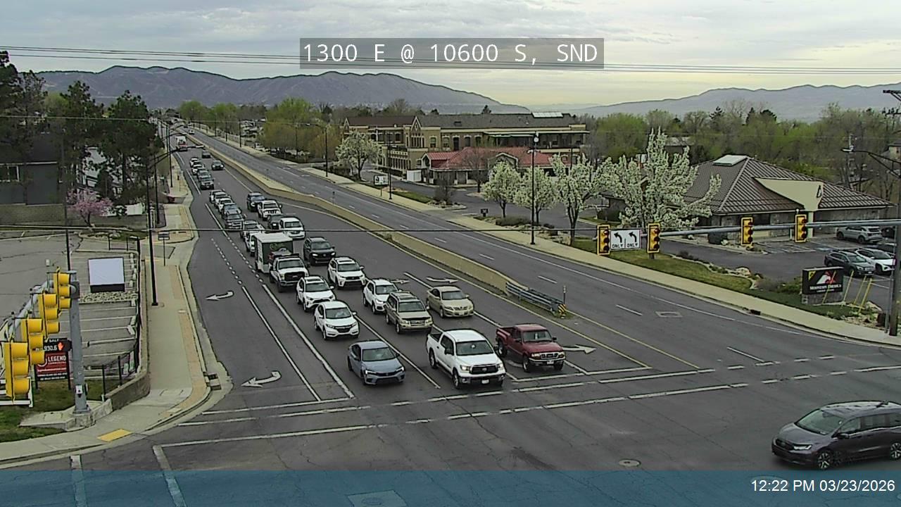 1300 E @ 10600 S, SND live webcam