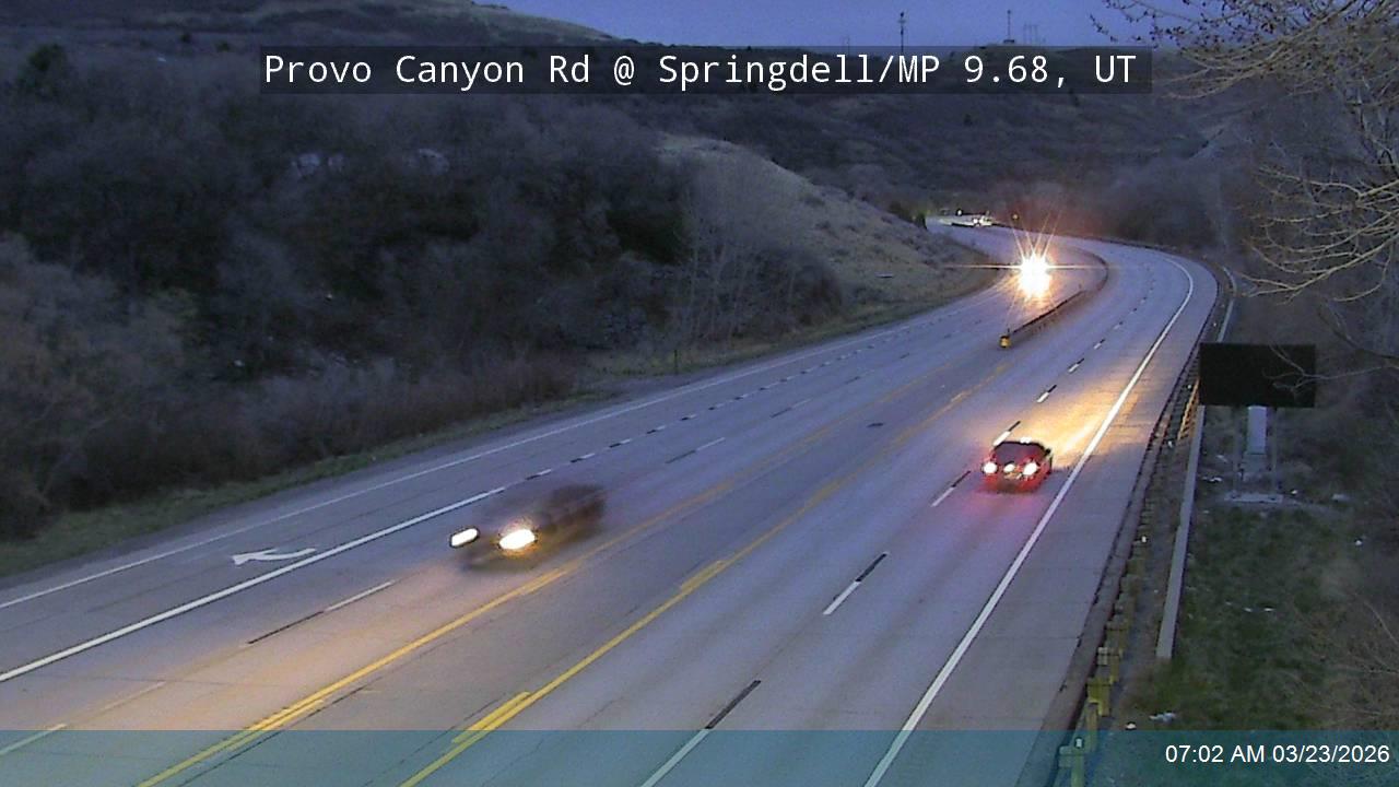 Provo Canyon Rd / US-189 @ Springdell / MP 9.68, UT live webcam