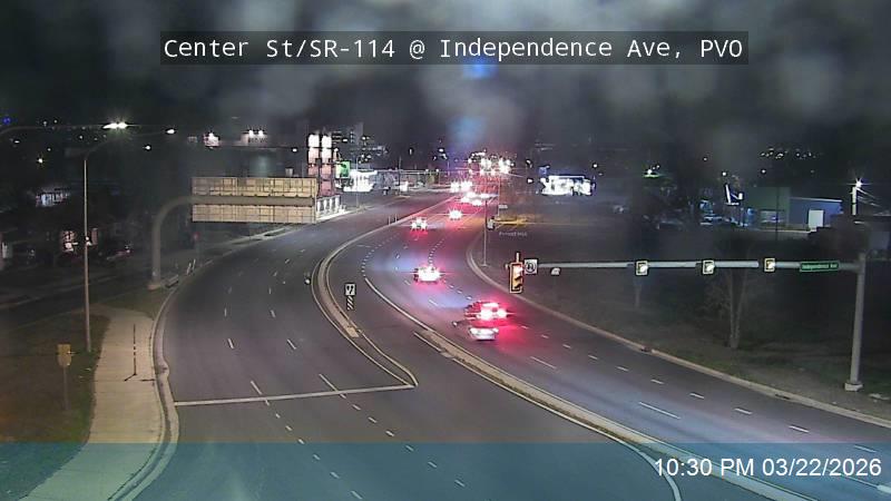 Center St / SR-114 @ Independence Ave, PVO live webcam