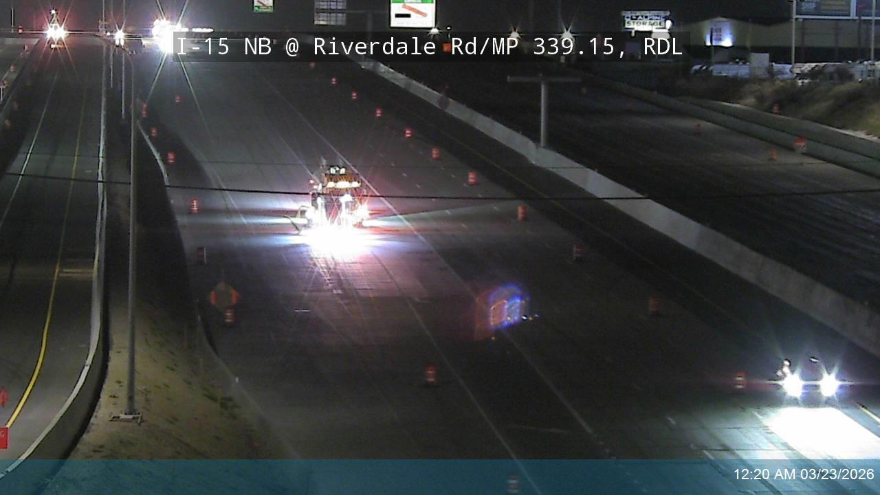 I-15 NB @ Riverdale Rd / SR-26 / MP 339.15, RDL live webcam