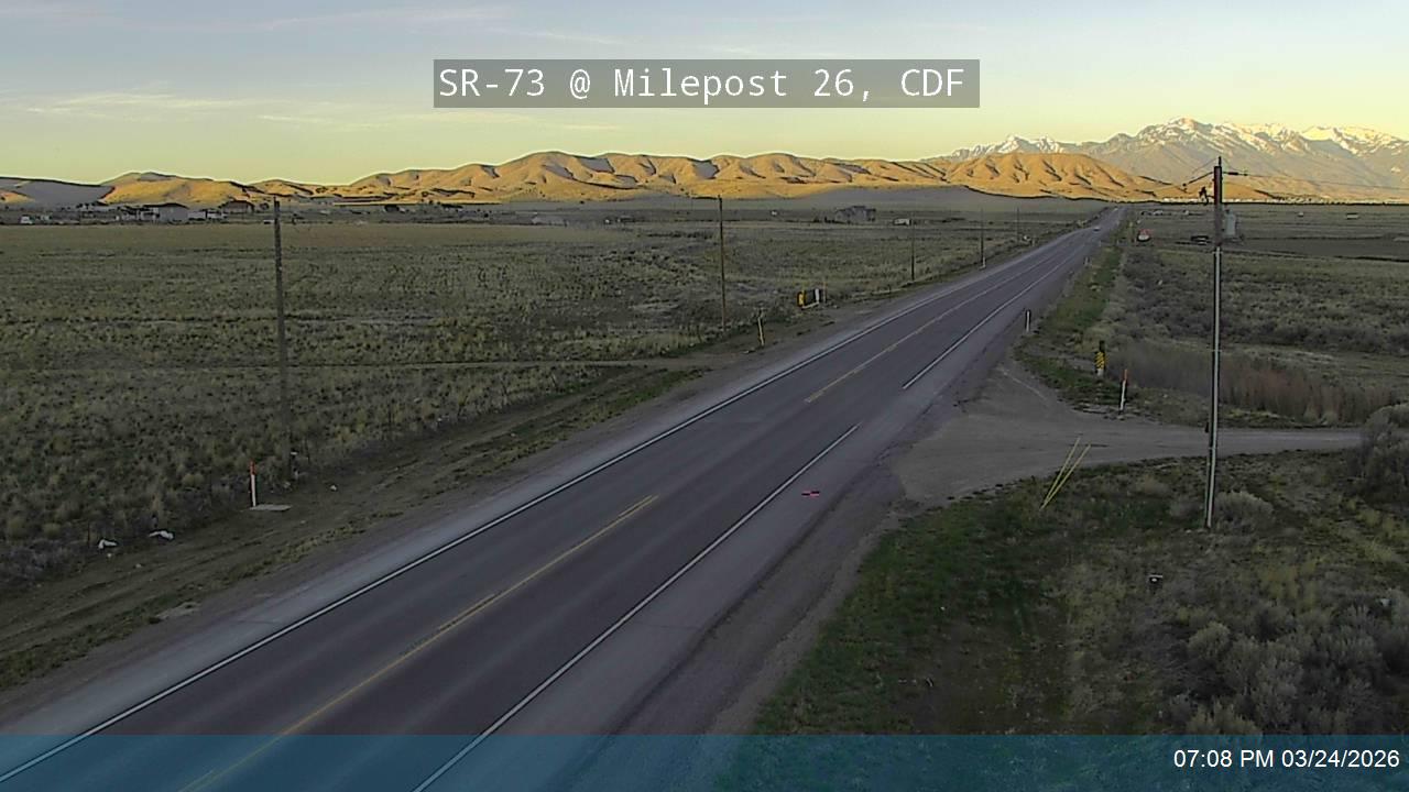 SR-73 @ Milepost 26, CDF live webcam