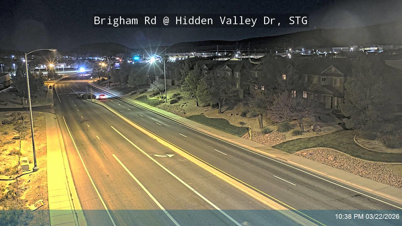 Brigham Rd @ Hidden Valley Dr, STG live webcam