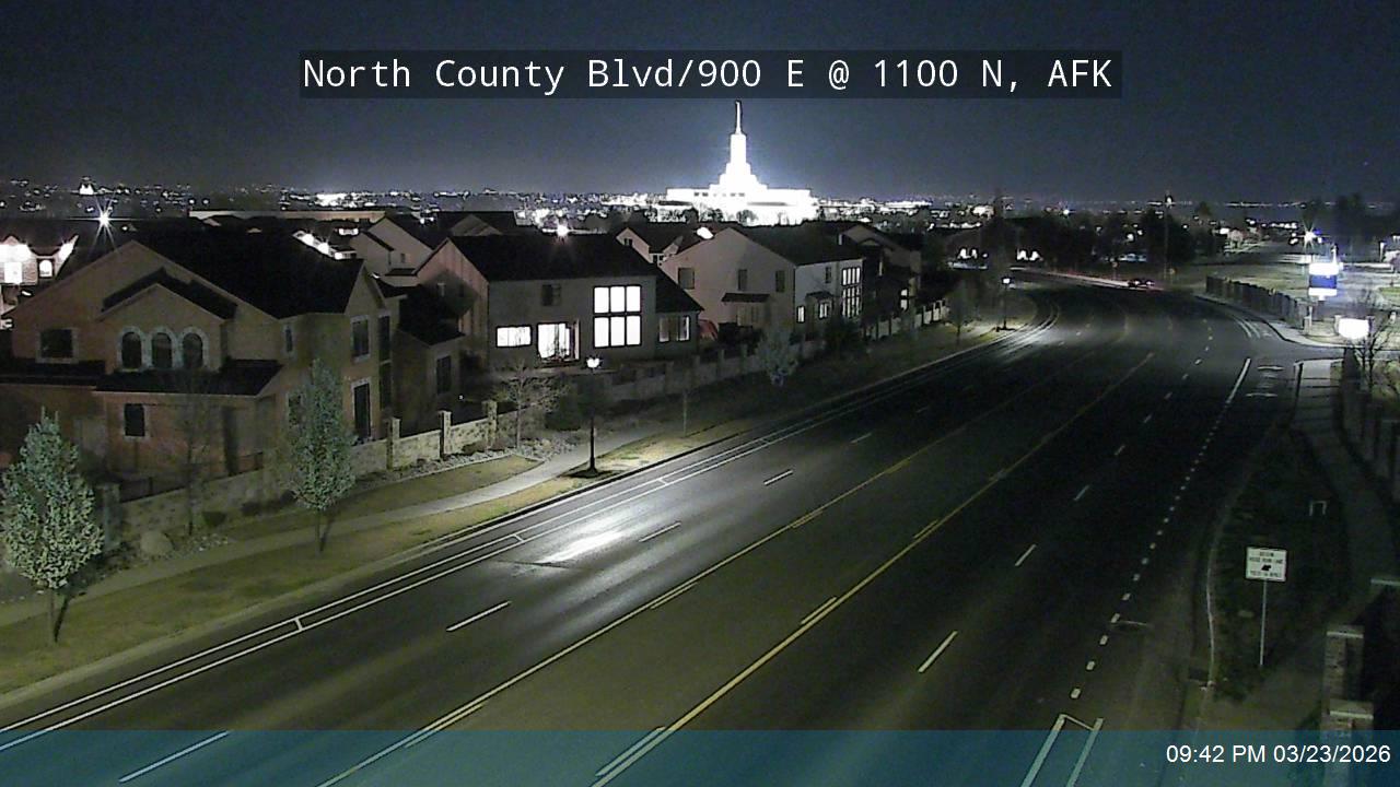 North County Blvd / 900 E / SR-129 @ 1100 N, AFK live webcam