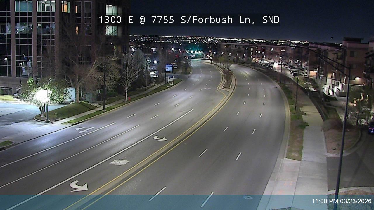 Union Park Ave / 1300 E @ 7755 S / Forbush Ln, SND live webcam