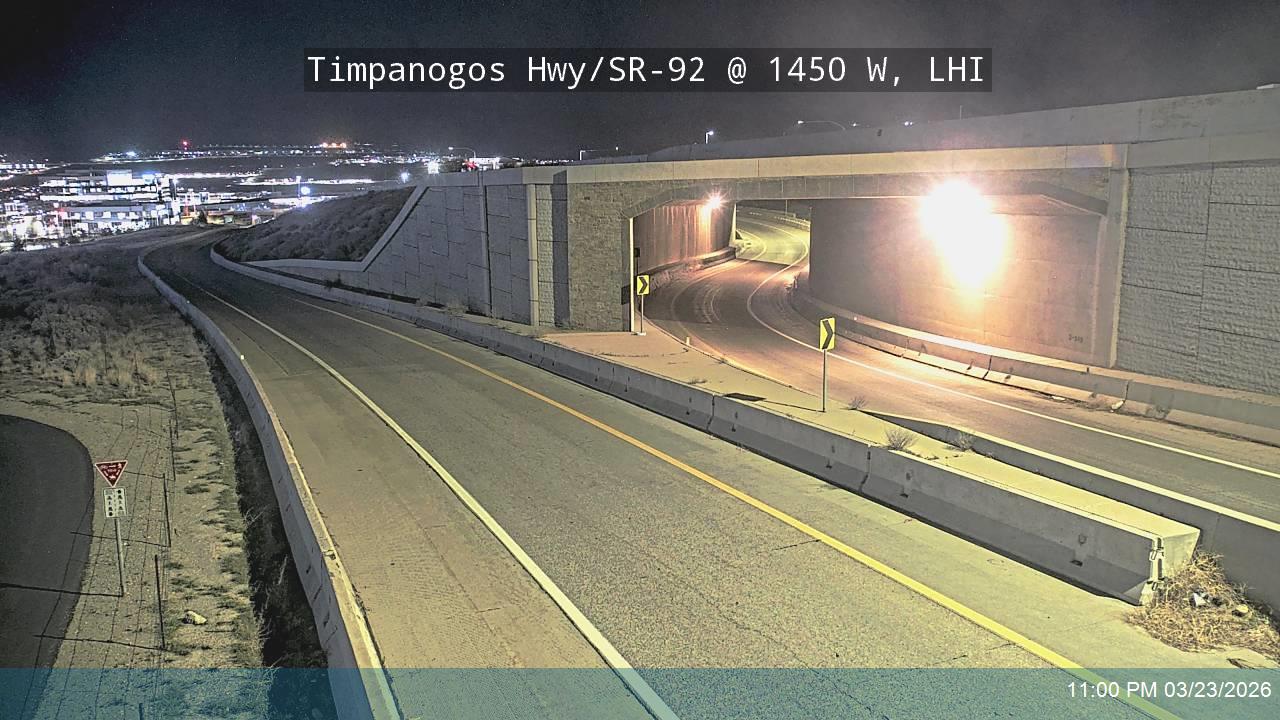 Timpanogos Hwy / 3500 N / SR-92 @ 1450 W, LHI live webcam