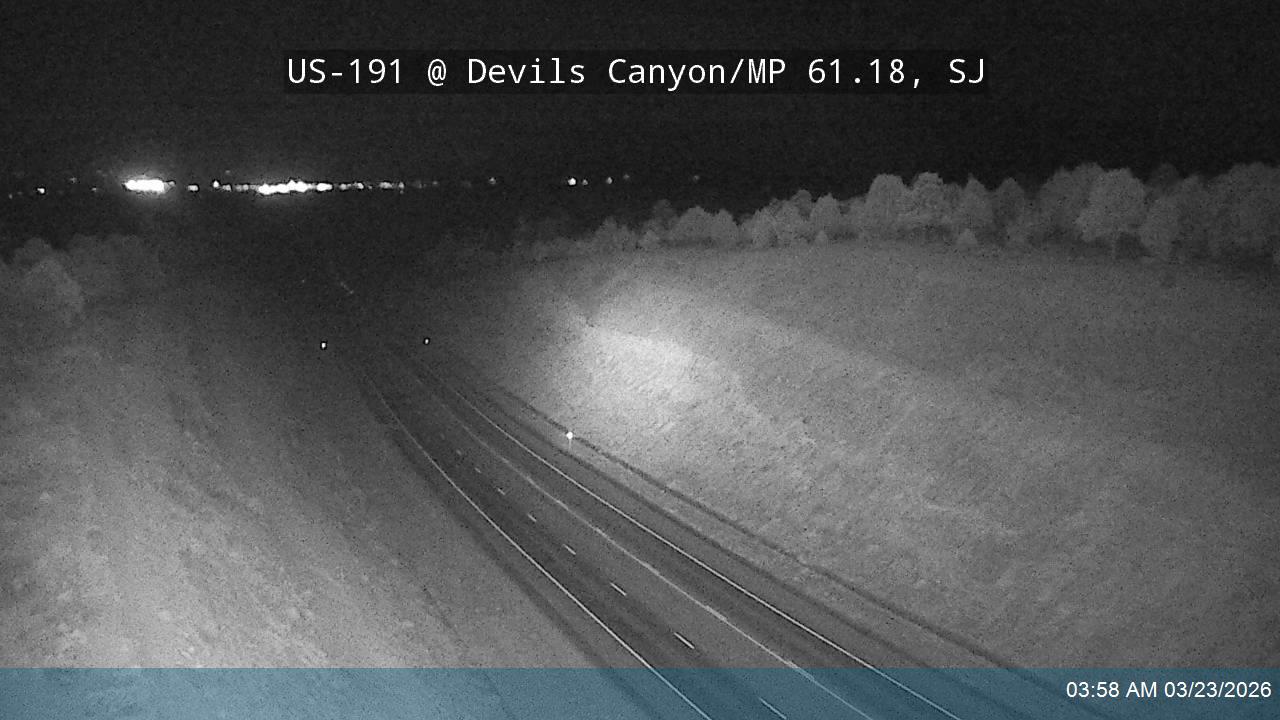US-191 NB @ Devils Canyon / MP 61.18, SJ live webcam