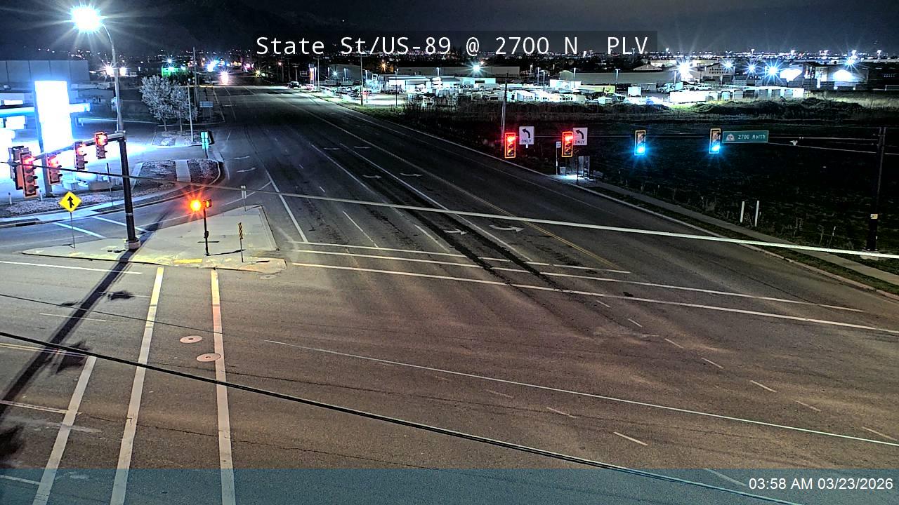 State St / US-89 @ 2700 N / SR-134, PLV live webcam