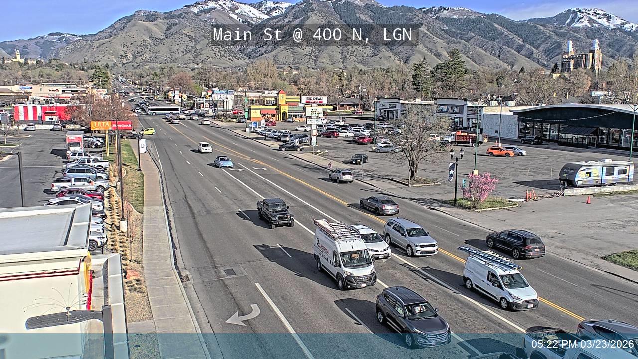 Main St / US-89/91 @ 400 N / US-89, LGN live webcam