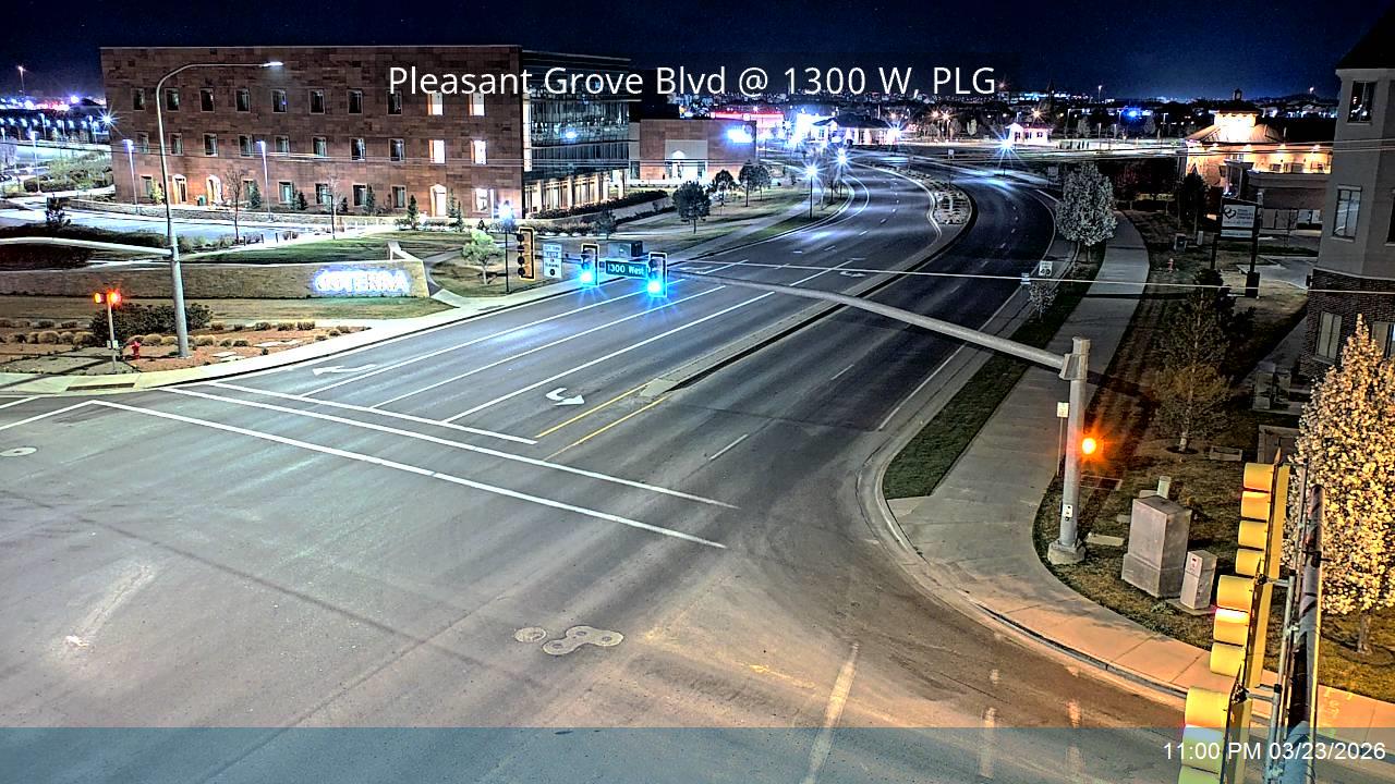 Pleasant Grove Blvd @ 1300 W, PLG live webcam
