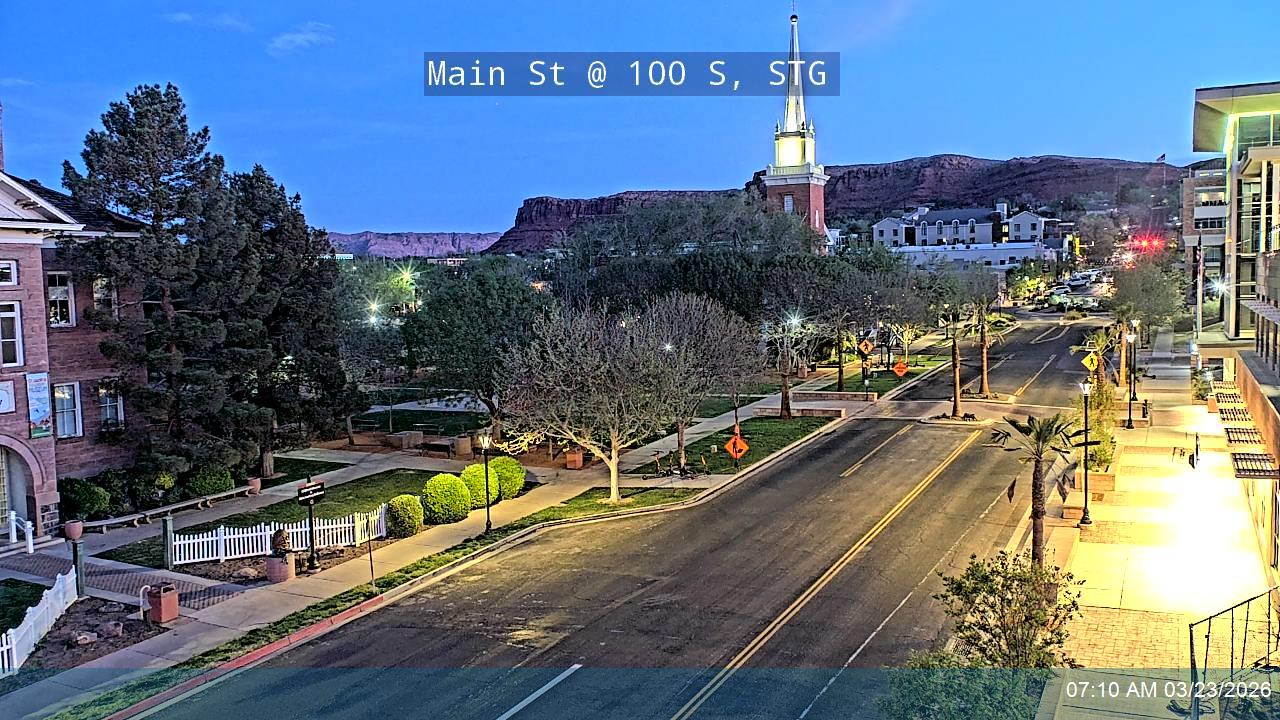 Main St @ 100 S, STG live webcam