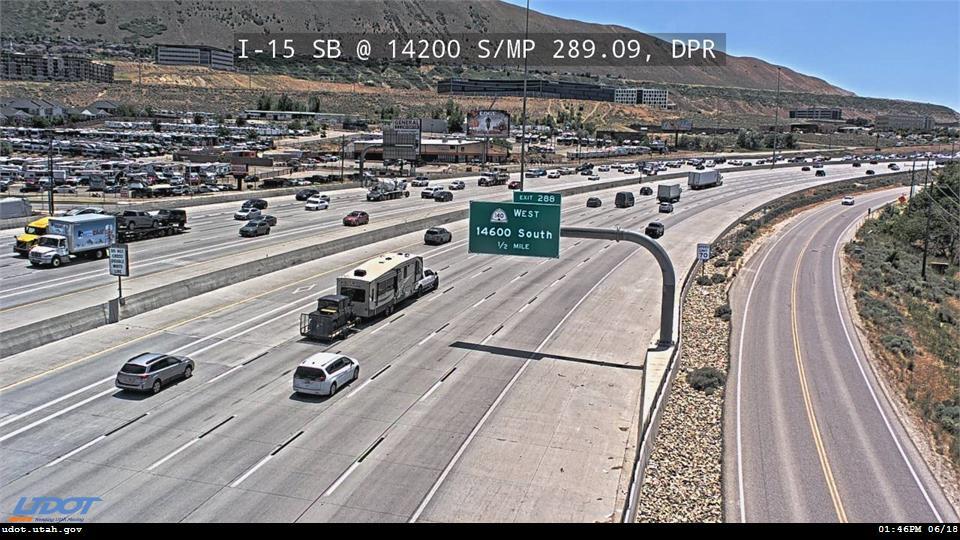 I-15 SB @ 14200 S / MP 289.09, DPR