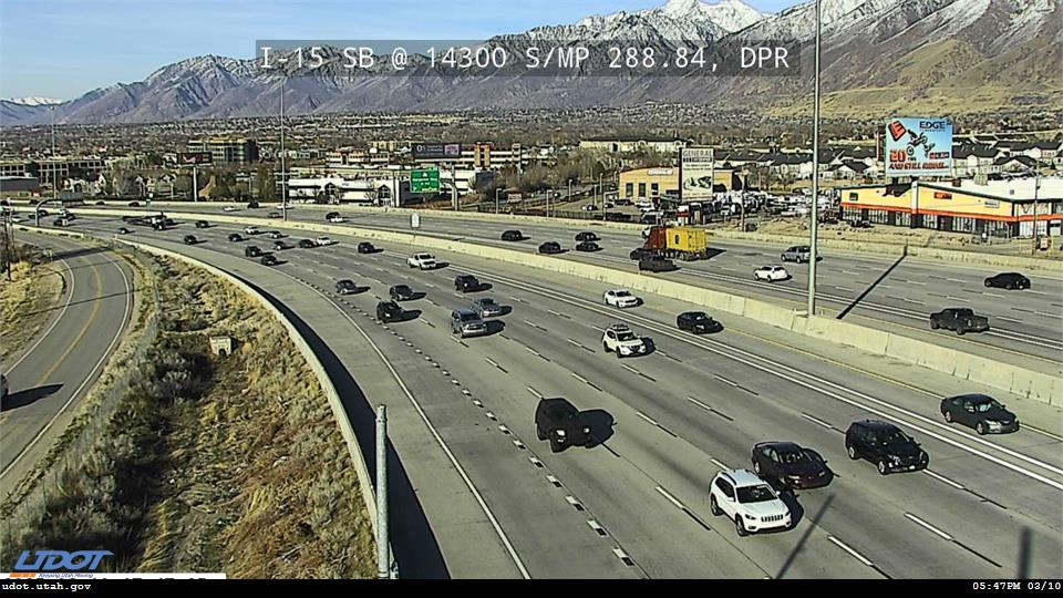 I-15 SB @ 14300 S / MP 288.84, DPR