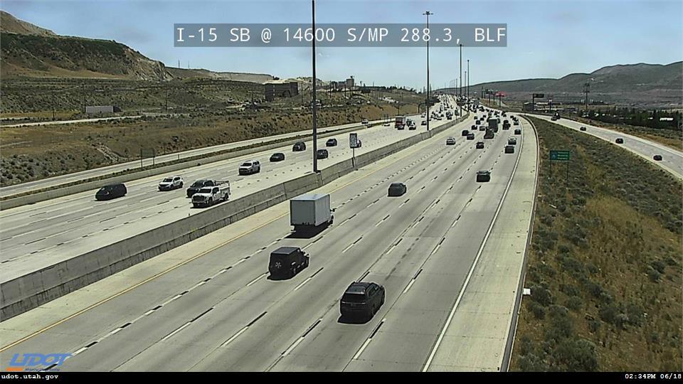 I-15 SB @ 14600 S / Highland Dr / SR-140 / MP 288.3, BLF