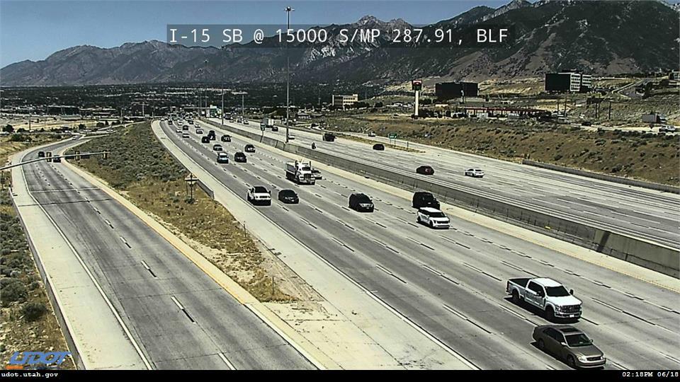 I-15 SB @ 15000 S / MP 287.91, BLF