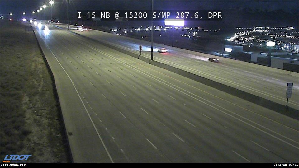 I-15 NB @ 15200 S / MP 287.6, DPR