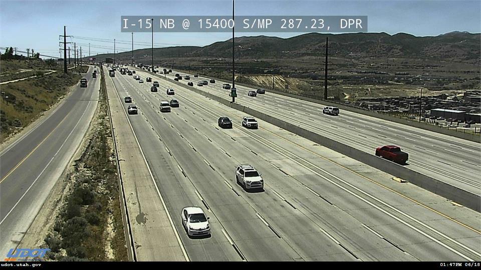 I-15 NB @ 15400 S / MP 287.23, DPR