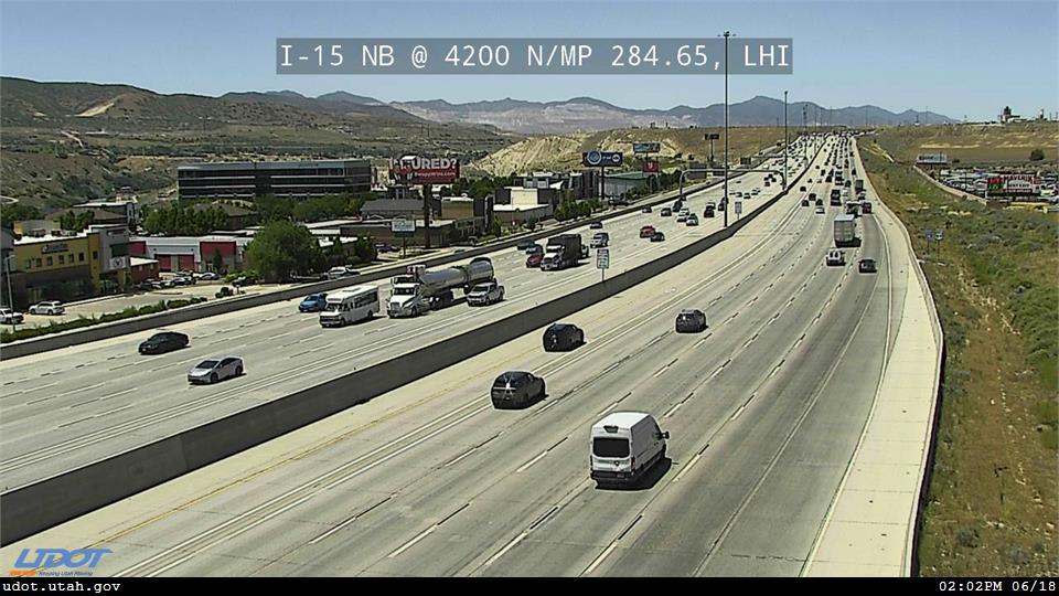 I-15 NB @ 4200 N / MP 284.65, LHI