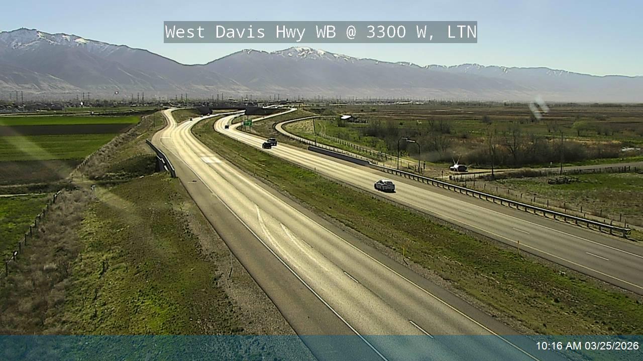 West Davis Hwy / SR-177 WB @ 3300 W / MP 10.15, LTN live webcam