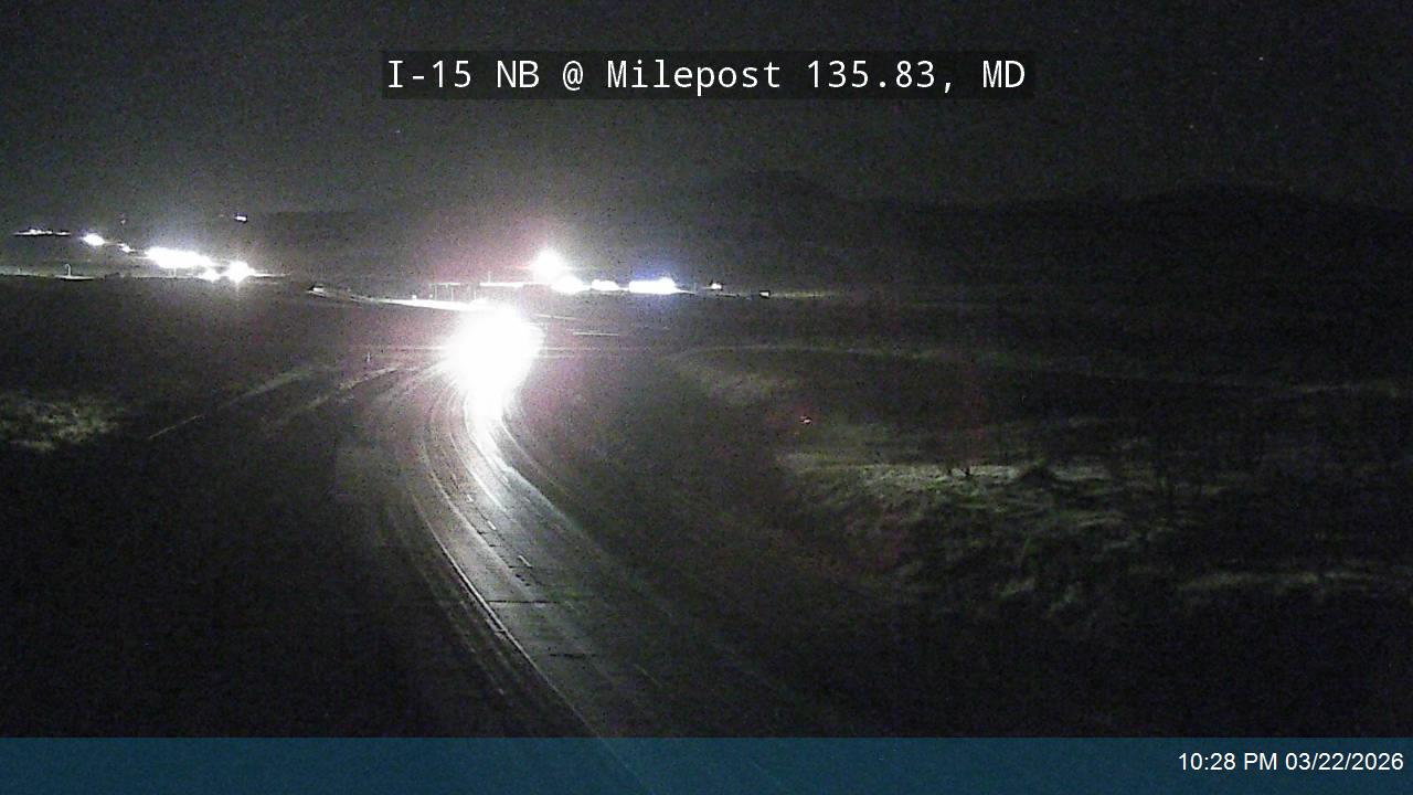 I-15 NB @ Milepost 135.83, MD live webcam