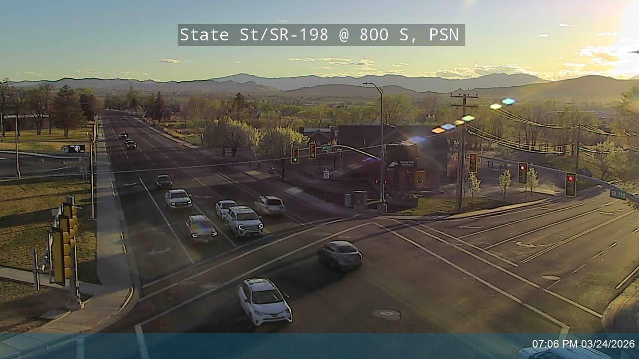 State St / 300 W / SR-198 @ 800 S / SR-178, PSN live webcam