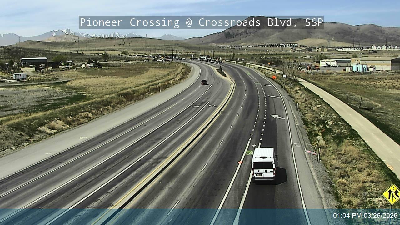 Pioneer Crossing / SR-145 @ Crossroads Blvd, SSP live webcam