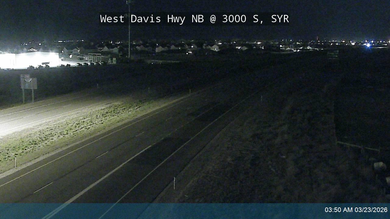West Davis Hwy / SR-177 NB @ 3000 S / MP 12.35, SYR live webcam